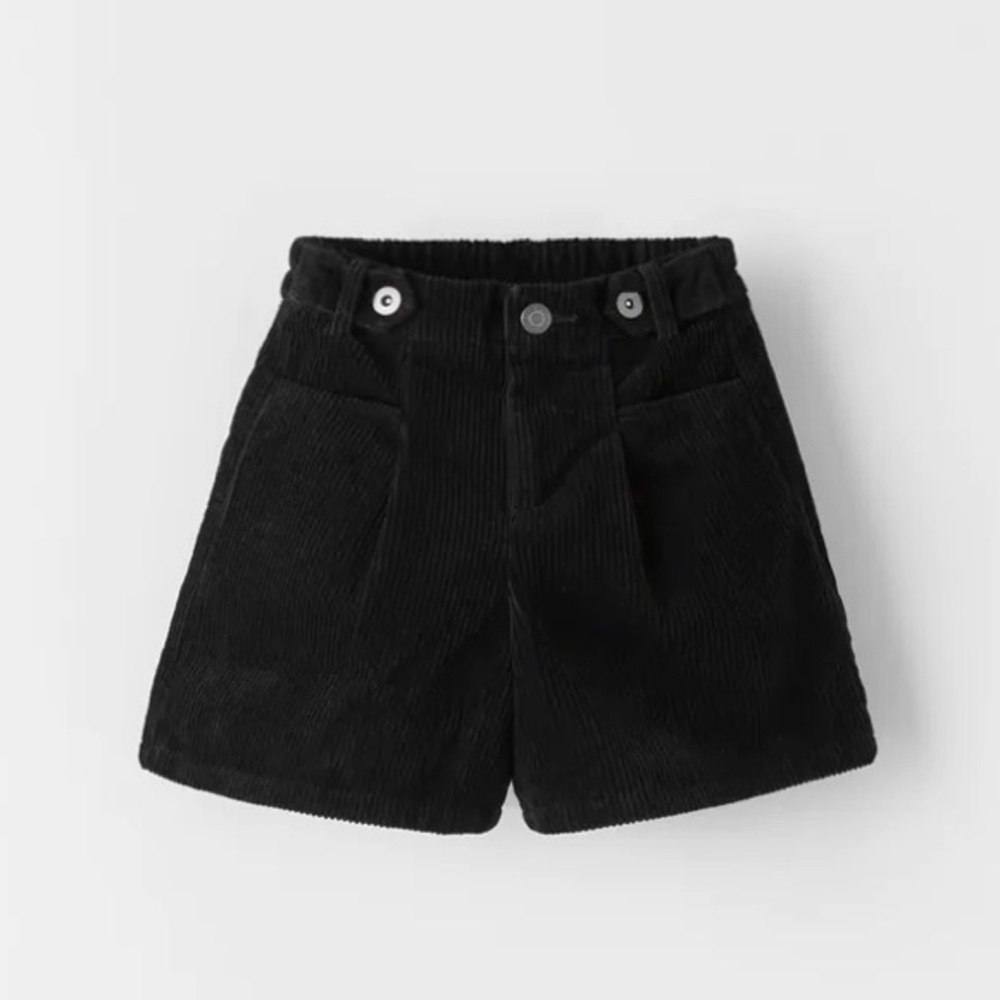 NWT Zara Children’s Black Corduroy shorts